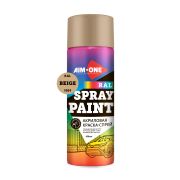 Акриловая краска-спрей Aim-one RAL-1001 Acryl Spray paint beige, бежевый (450 мл)