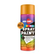 Акриловая краска-спрей Aim-one RAL-1028,  Aim-one Acryl Spray paint melon yellow,  дынно-желтый (450 мл)