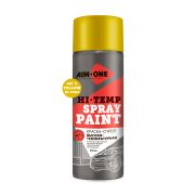 Высокотемпературная краска-спрей Aim-one HI-TEMP Spray paint yellow, желтая (450 мл)