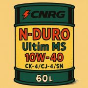 C.N.R.G. (Сиэнерджи) N-DURO Ultim MS CK-4/CJ-4/SN 10/40 60л, масло моторное