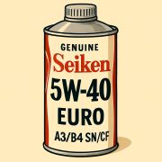 SEIKEN (Сейкен) EURO A3/B4 SN/CF 5w40 1л, масло моторное