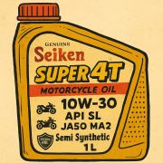 Seiken (Сейкен) 4T SL 10w30 MA2 1л, масло моторное