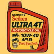 Seiken (Сейкен) 4T SL MA2 10w40 1л, масло моторное